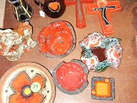 Retro keramiek (9stuks) - afbeelding 1 van  1