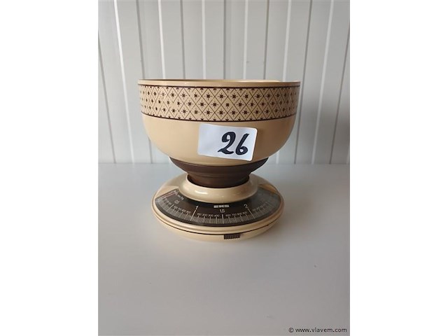 Retro keukenweegschaal - afbeelding 1 van  3