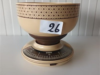 Retro keukenweegschaal - afbeelding 1 van  3