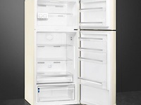 Retro koel/vriescombinatie smeg fab50rcr5 creme - afbeelding 2 van  2