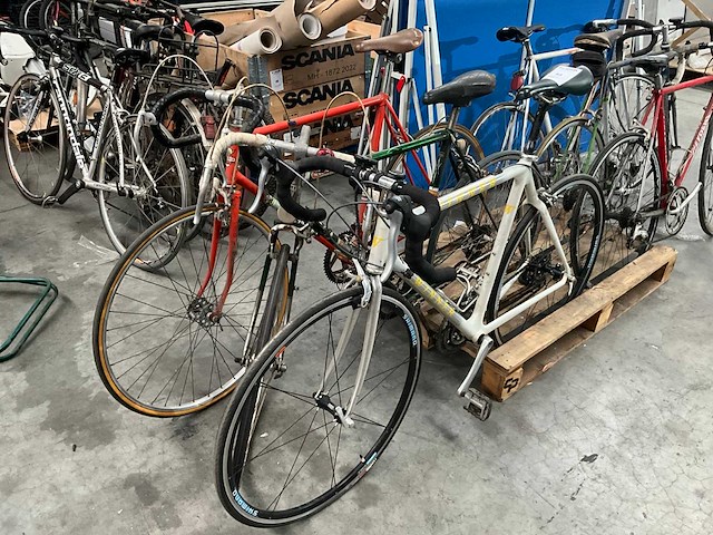 Retro koers fietsen (3x) - afbeelding 2 van  4