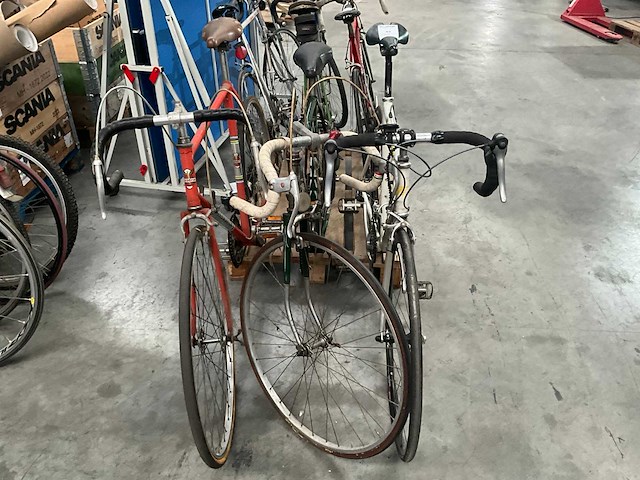 Retro koers fietsen (3x) - afbeelding 3 van  4