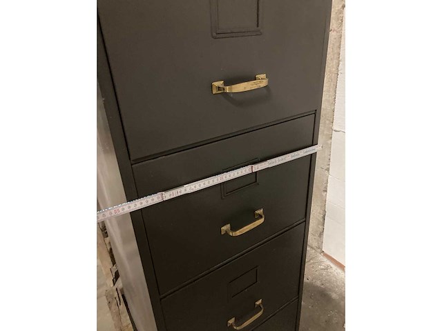 Retro ladenkast metaal - afbeelding 5 van  6