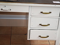 Retro metalen bureau - afbeelding 2 van  4