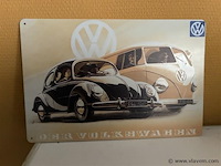 Retro-metalen sierbord - afbeelding 1 van  1