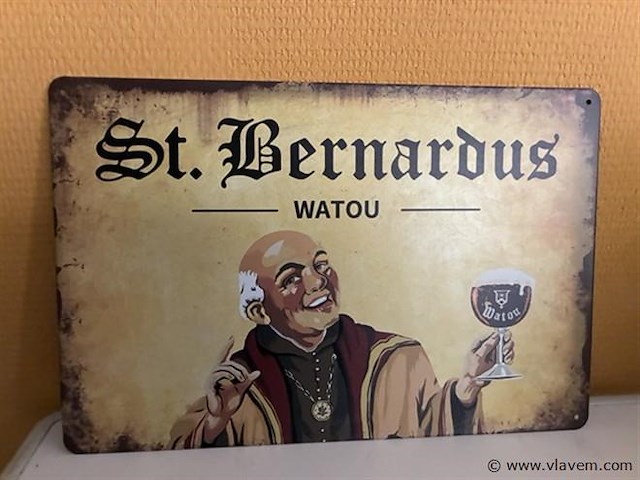 Retro-metalen sierbord - afbeelding 1 van  1