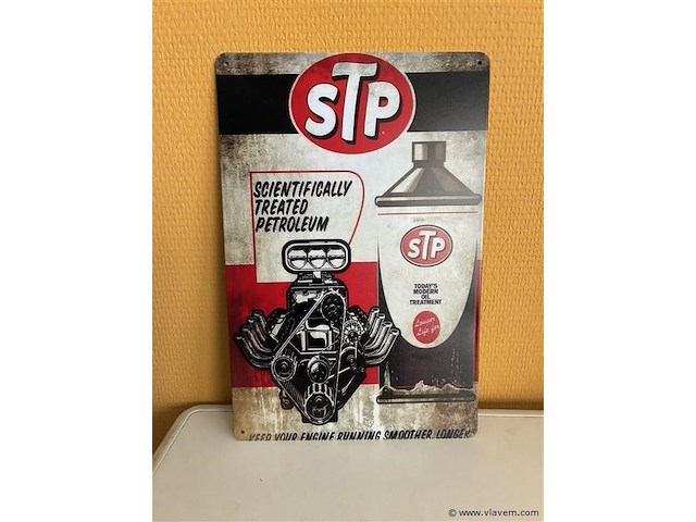 Retro-metalen sierbord - afbeelding 1 van  1
