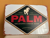 Retro-metalen sierbord