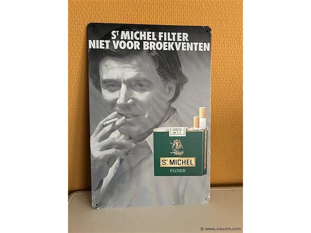 Retro-metalen sierbord - afbeelding 1 van  1
