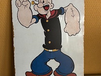 Retro-metalen sierbord - afbeelding 1 van  1