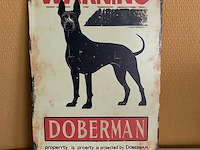 Retro-metalen sierbord - afbeelding 1 van  1