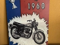 Retro-metalen sierbord - afbeelding 1 van  1