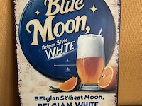 Retro-metalen sierbord - afbeelding 1 van  1