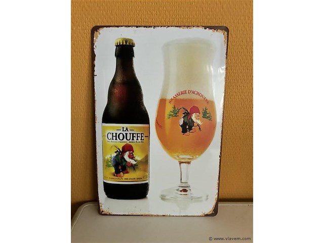 Retro-metalen sierbord - afbeelding 1 van  1