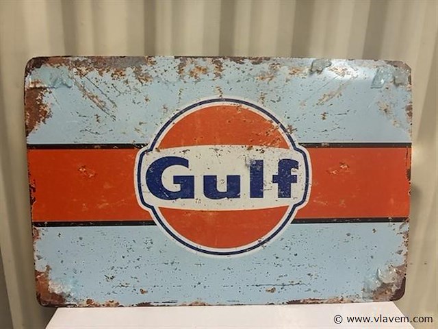 Retro-metalen sierbord - afbeelding 1 van  1
