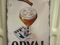 Retro-metalen sierbord - afbeelding 1 van  1