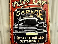 Retro-metalen sierbord - afbeelding 1 van  1