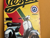 Retro-metalen sierbord - afbeelding 1 van  1