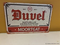 Retro-metalen sierbord - afbeelding 1 van  1