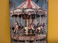 Retro-metalen sierbord - afbeelding 1 van  1