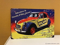Retro-metalen sierbord - afbeelding 1 van  1