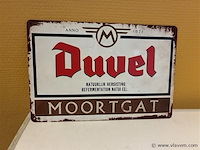 Retro-metalen sierbord - afbeelding 1 van  1