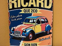 Retro-metalen sierbord - afbeelding 1 van  1