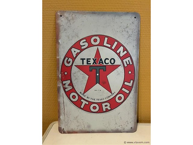 Retro-metalen sierbord - afbeelding 1 van  1