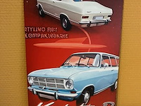 Retro-metalen sierbord - afbeelding 1 van  1