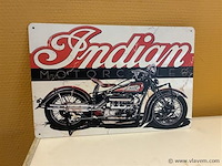 Retro-metalen sierbord - afbeelding 1 van  1