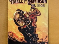 Retro-metalen sierbord - afbeelding 1 van  1