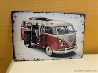 Retro-metalen sierbord - afbeelding 1 van  1