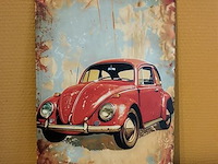 Retro-metalen sierbord - afbeelding 1 van  1