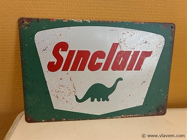 Retro-metalen sierbord - afbeelding 1 van  1