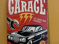 Retro-metalen sierbord - afbeelding 1 van  1