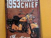 Retro-metalen sierbord - afbeelding 1 van  1