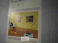 Retro neon poster mickey mouse - afbeelding 1 van  2