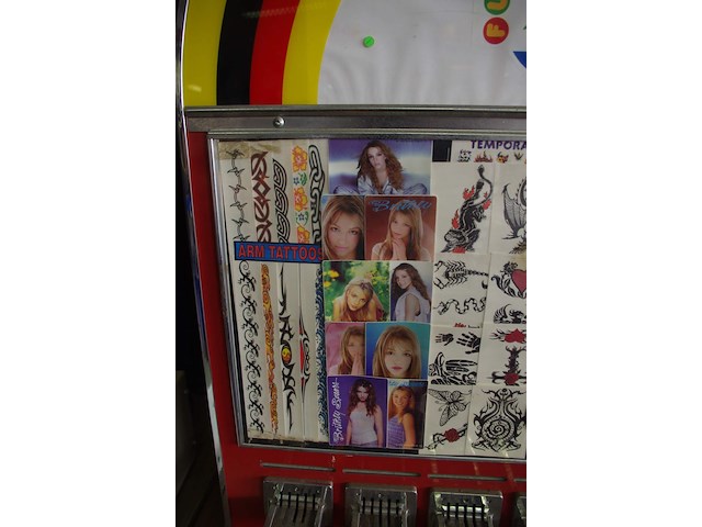 Retro sticker automaat - afbeelding 2 van  3