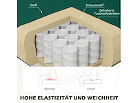 Retro stijl 2-zits bank, houten poten, donkergroen - afbeelding 6 van  8