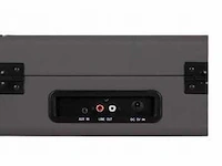 Retro-stijl platenspelerbehuizing met auna bluetooth-codering - afbeelding 7 van  7