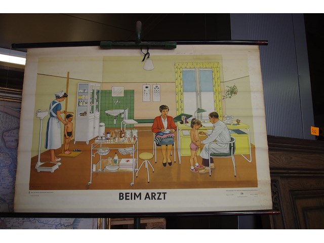 Retro tekening met statief - afbeelding 2 van  2