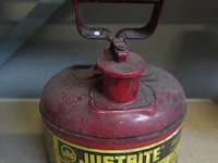Retro veiligheidskan justritue - afbeelding 1 van  1
