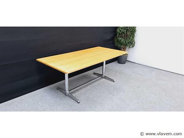 Retro vergadertafel ceka - afbeelding 2 van  5