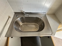 Retro wastafel met hangkasten - afbeelding 4 van  4