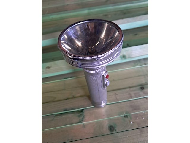 Retro zaklamp 5 x werkend nieuw h 190 mm - afbeelding 5 van  6