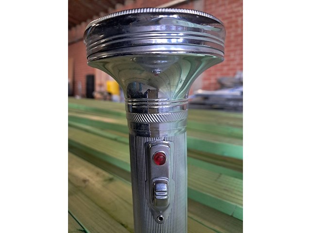 Retro zaklamp 5 x werkend nieuw h 190 mm - afbeelding 6 van  6