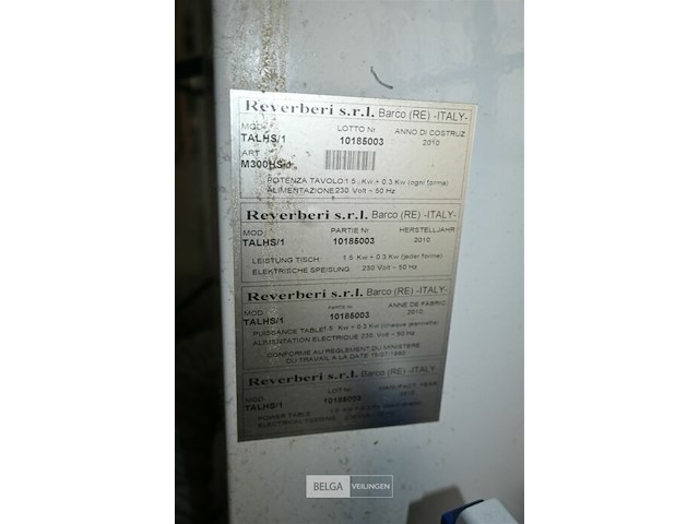 Reverberi dubbele strijktafel - afbeelding 9 van  14