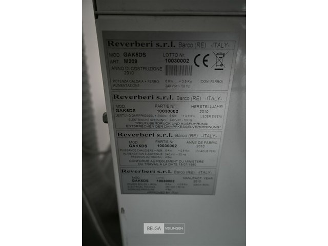 Reverberi dubbele strijktafel - afbeelding 11 van  14