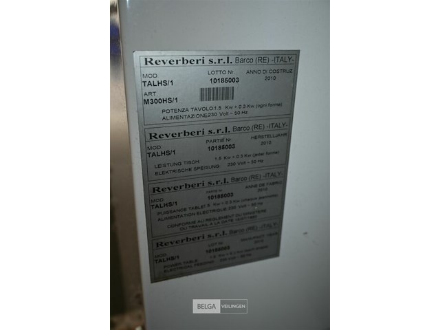 Reverberi dubbele strijktafel - afbeelding 13 van  14