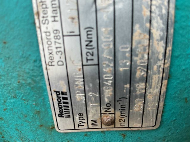 Rexnord. elektromotor met vertragingskast - afbeelding 4 van  4